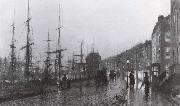 Atkinson Grimshaw Shipping on the Clyde oil painting